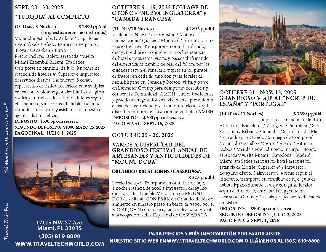 Brochure Travel Tech Inc.